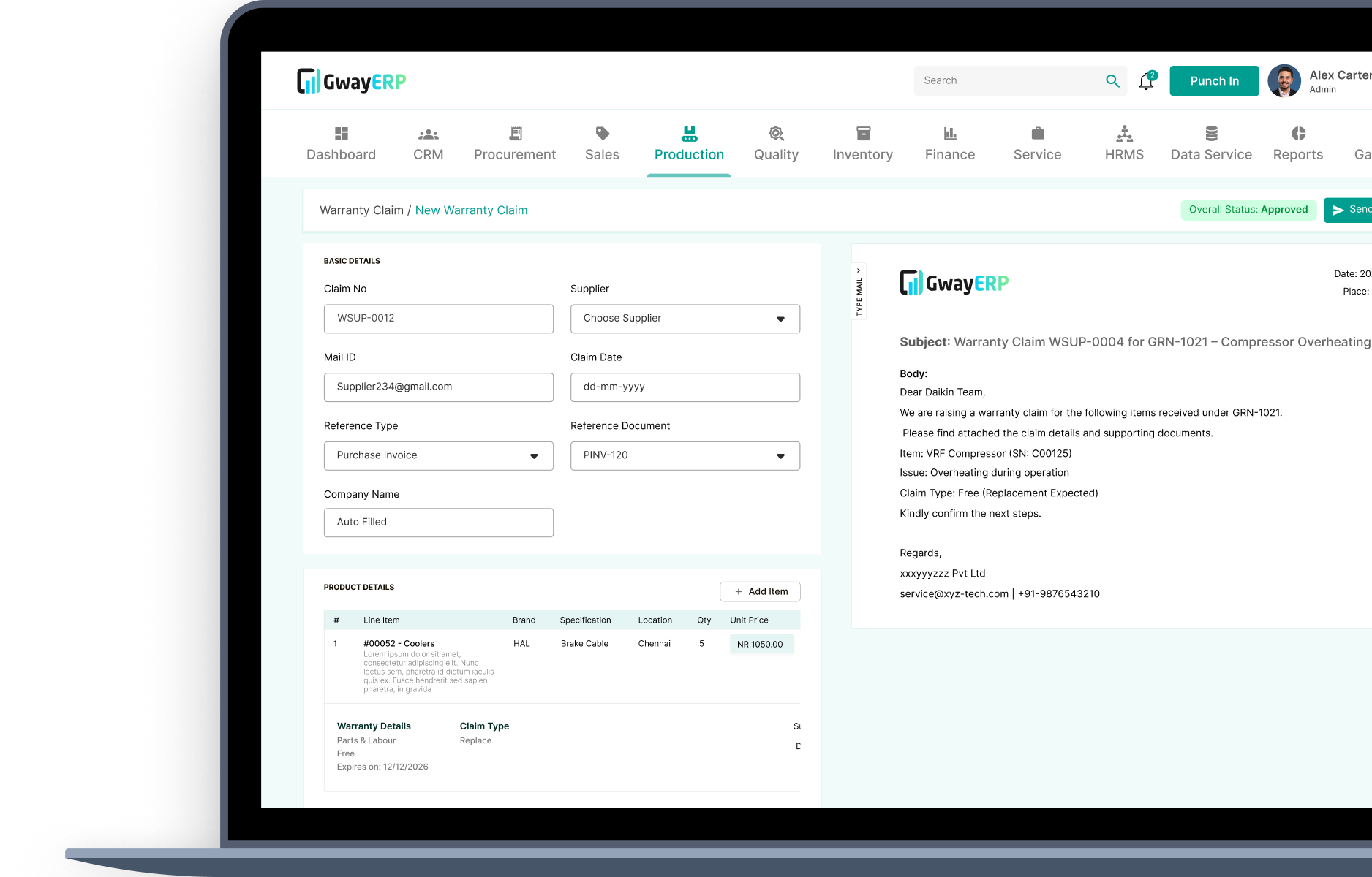 Warranty Registration & Claims
