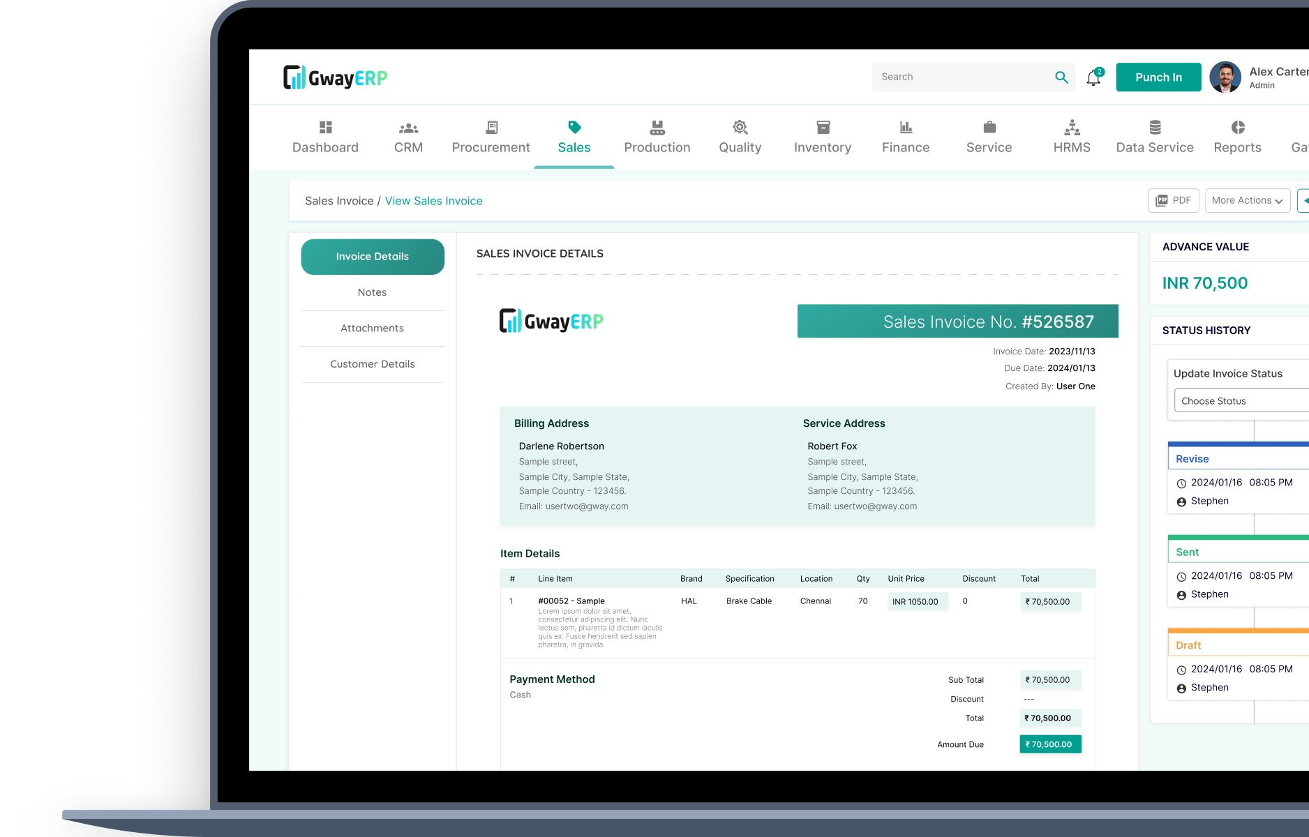 Quotation & Invoicing